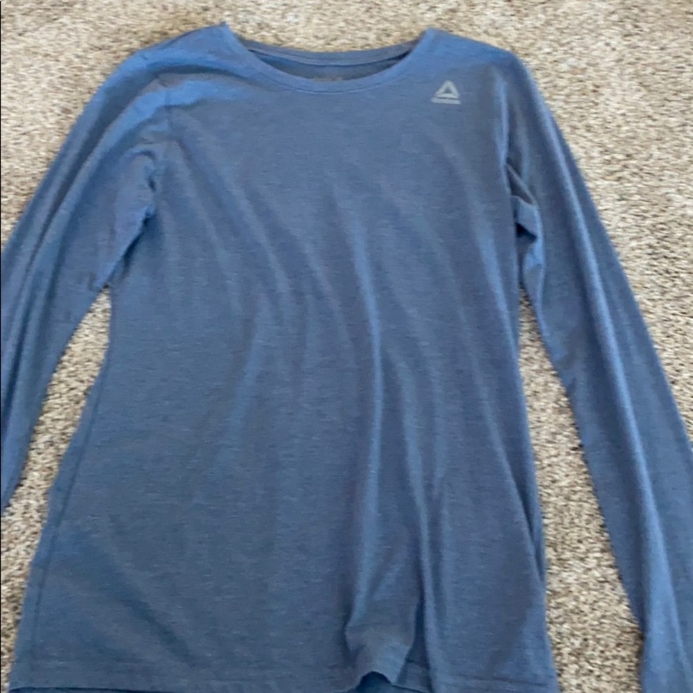 NWOT!! Reebok blue women’s long sleeve